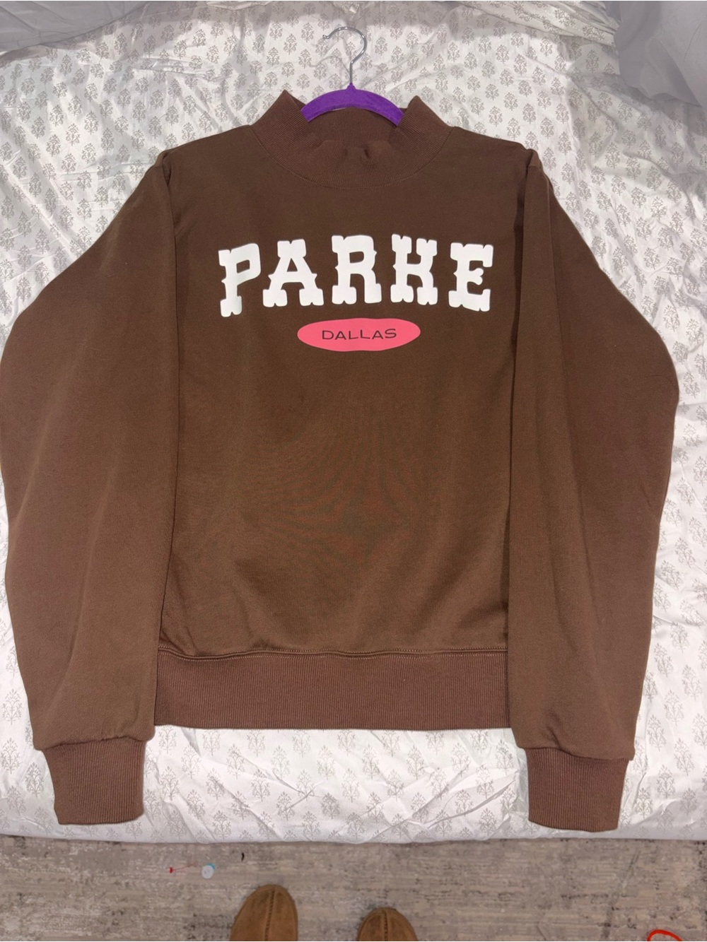 Parke Dallas brown crewneck